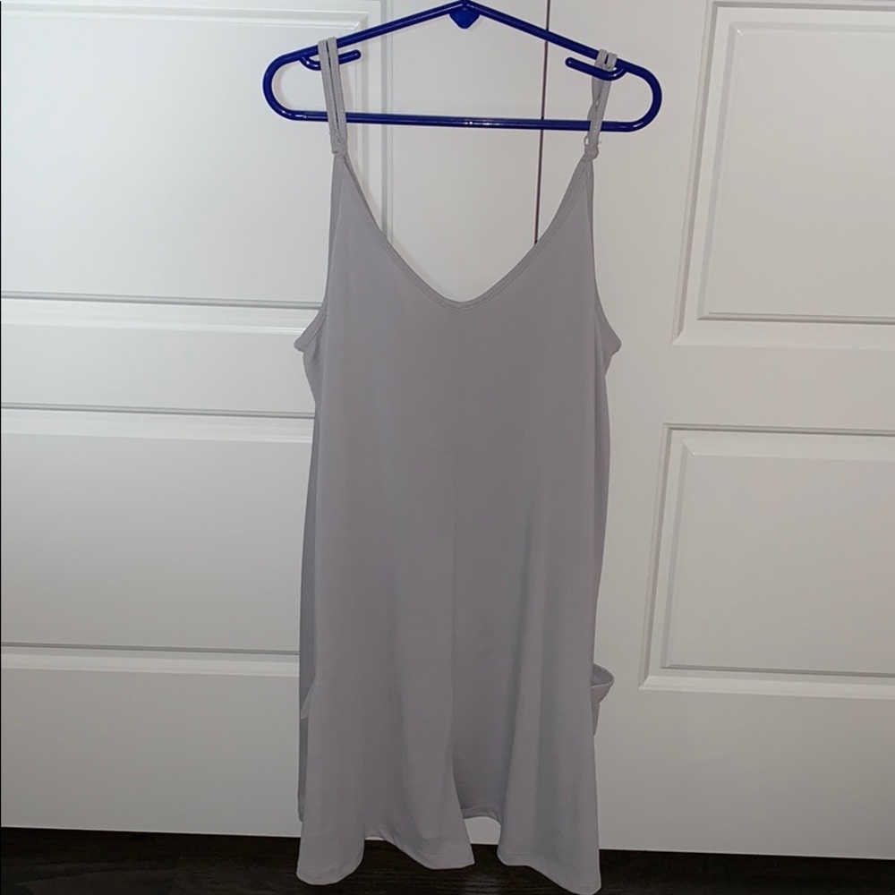 LIGHT GREY PLAYSUIT/ROMPER